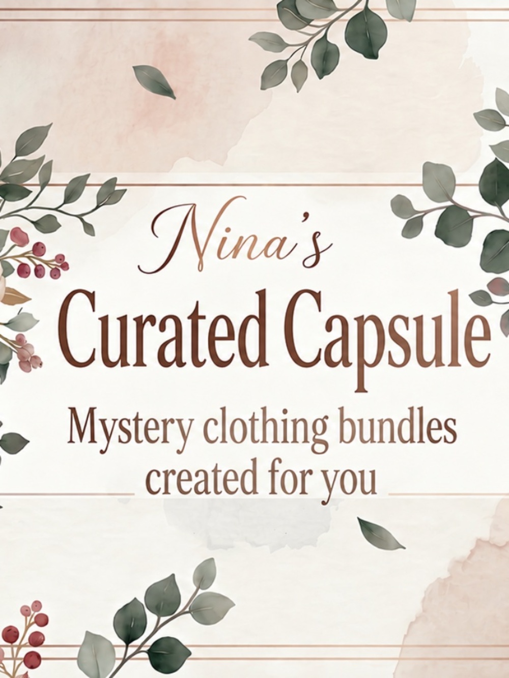 Nina's Curated Capsule